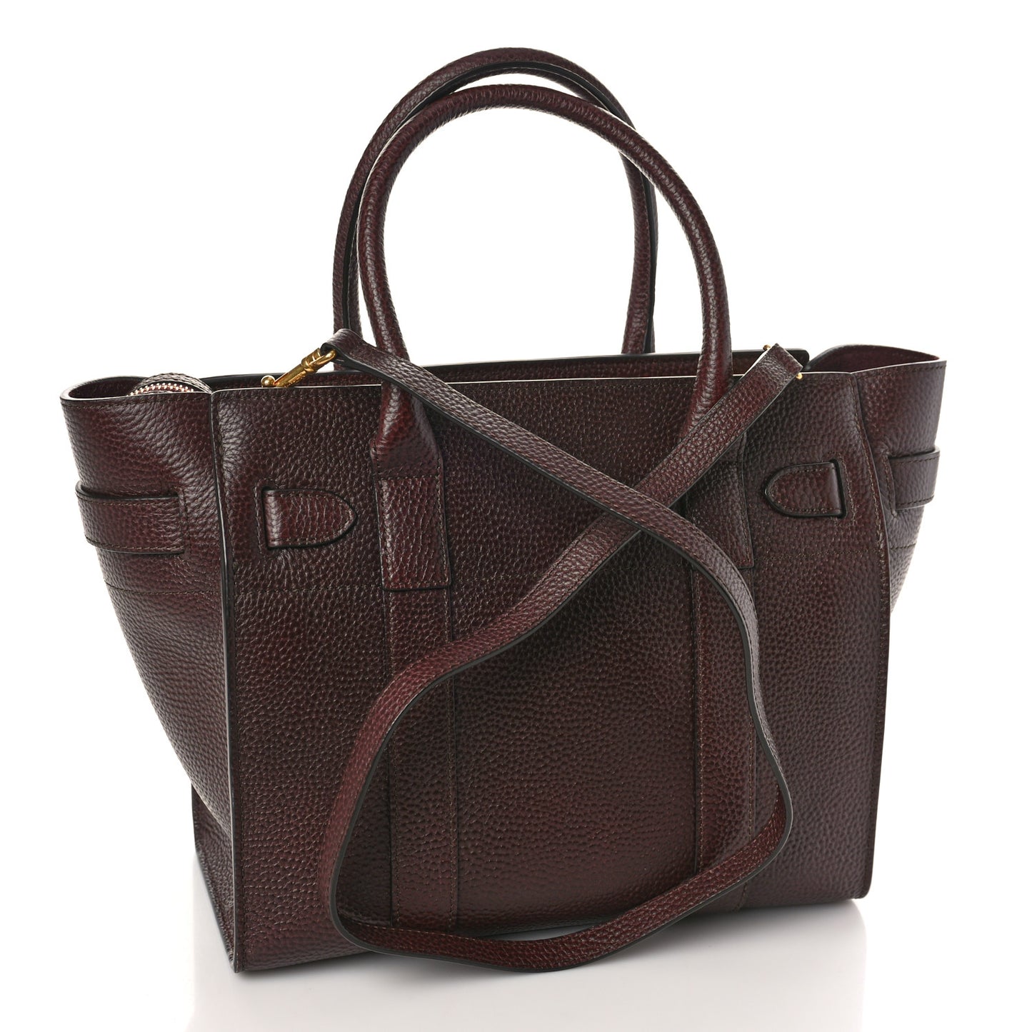 Small Classic Grain Small Zipped Bayswater Oxblood