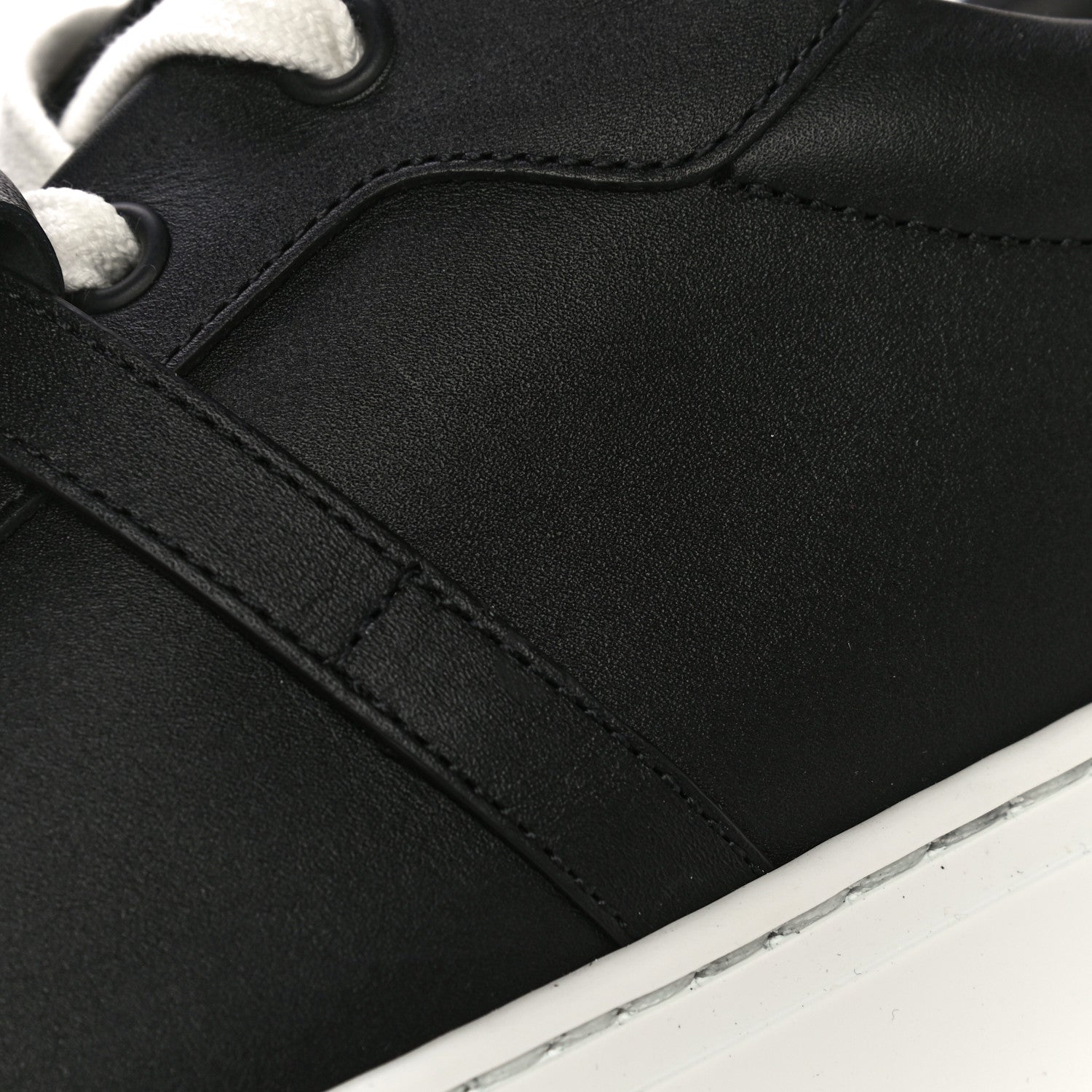 Hermes Calfskin Day Sneakers 40 Black 12 of 14