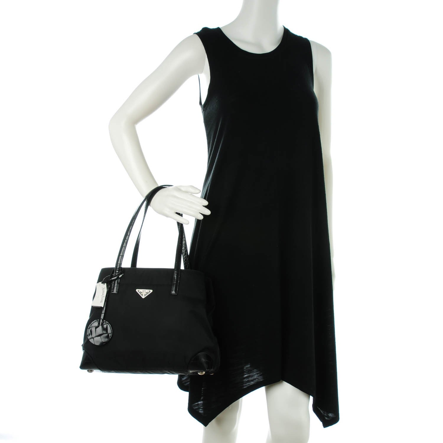 Prada Tessuto Nylon Tote Nero Black 2 of 10