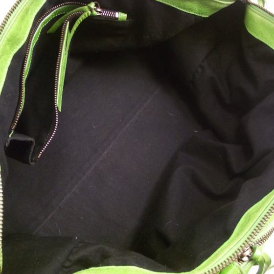 Leather WORK Tote Apple