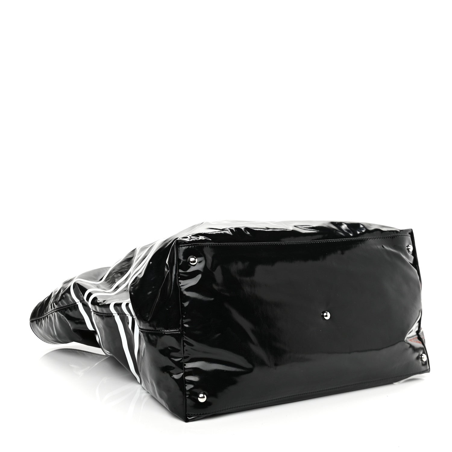 Chanel Vinyl Large La Pausa Bay Shopping Bag Black 4 of 10