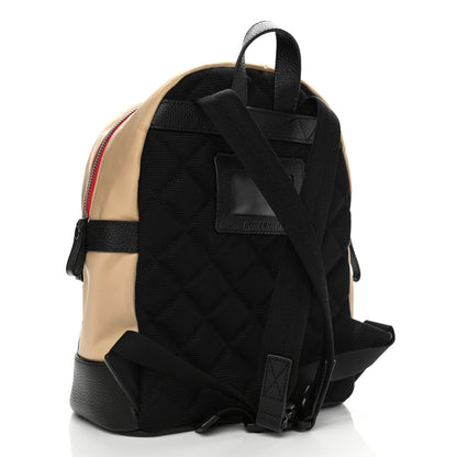 Burberry Econyl Logo Print Check Childrens Nico Backpack Archive Beige 3 of 10