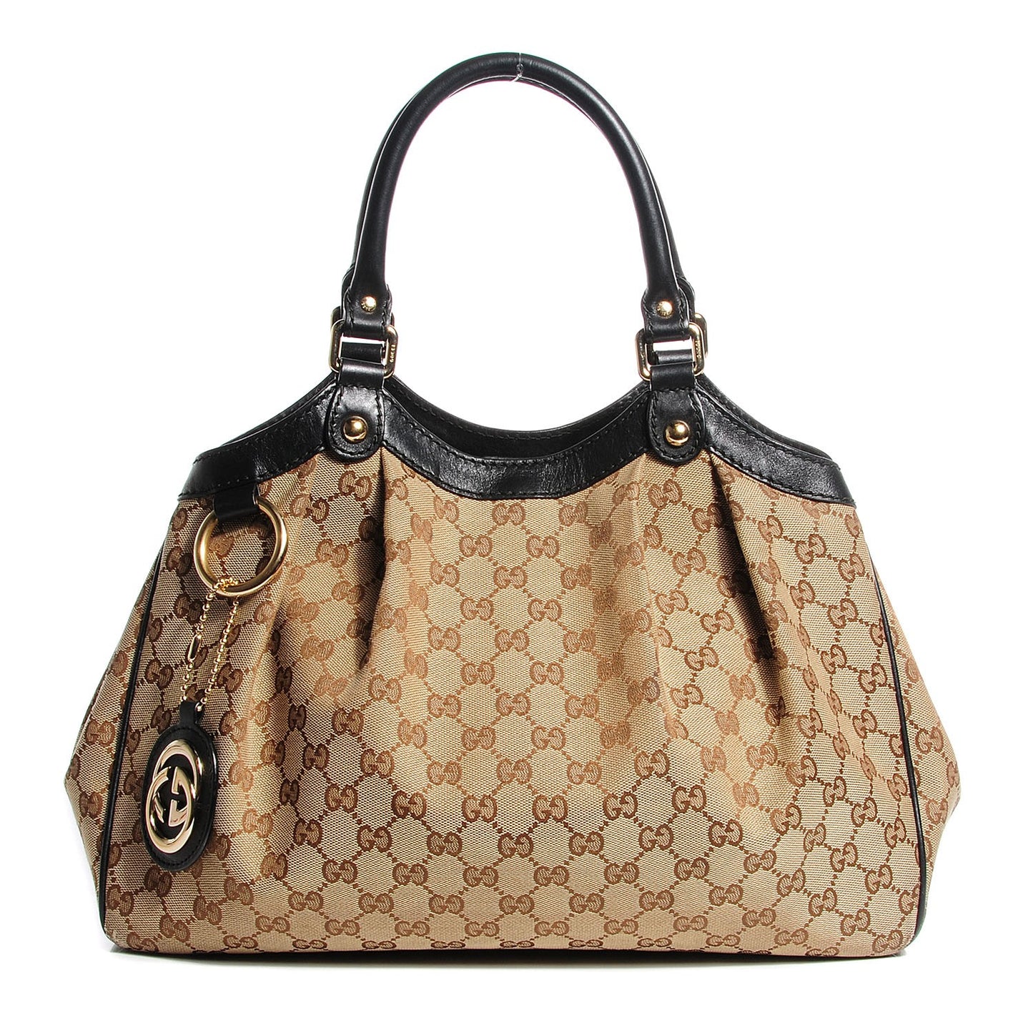 Monogram Medium Sukey Tote Dark Brown