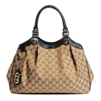 Gucci Monogram Medium Sukey Tote Dark Brown 1 of 7