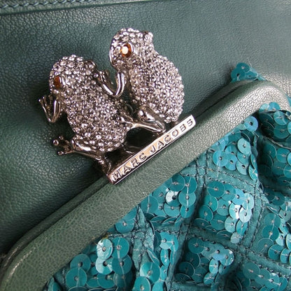 Marc Jacobs Leather Sequin Duffy Frog Tote 6 of 9