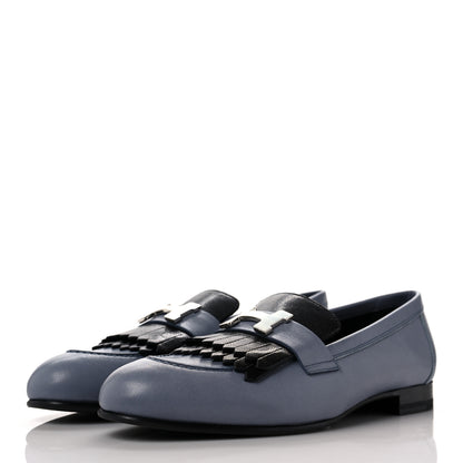 Hermes Goatskin Womens Royal Loafers 37 Multicolor 3 of 8
