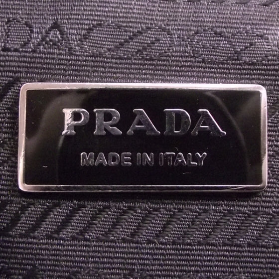 Prada Calfskin Double Pocket Buckle Shoulder Bag 8 of 13