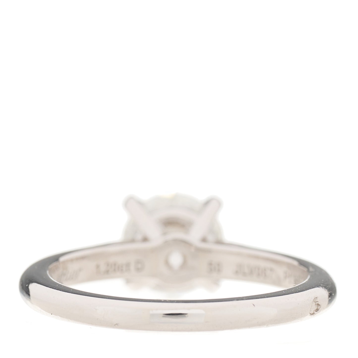 Platinum Diamond 1.20ct 1895 Solitaire Engagement Ring 50 5.25