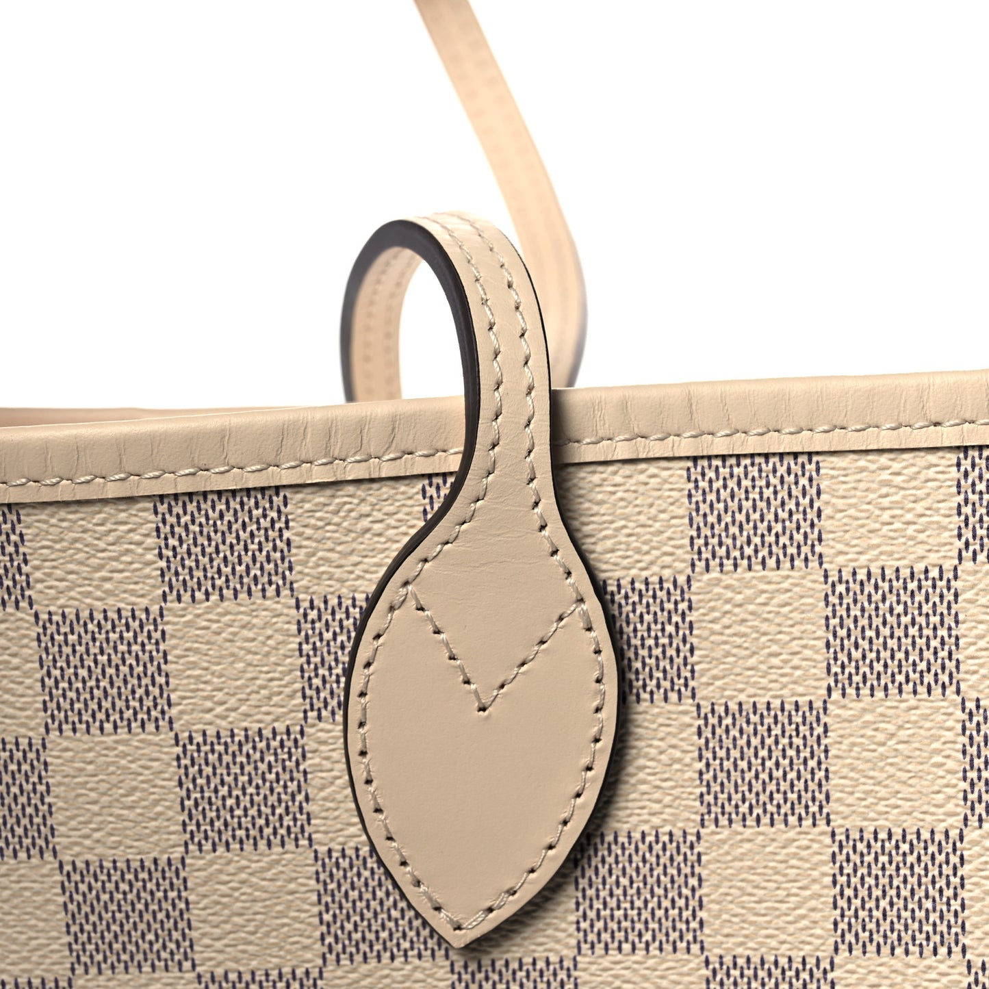 Damier Azur Braided Neverfull MM Pink