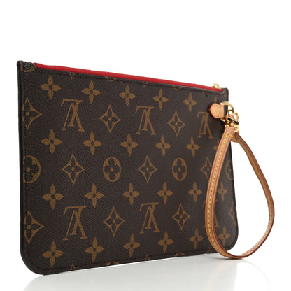 Louis Vuitton Monogram Neverfull MM GM Pochette Cherry 3 of 8