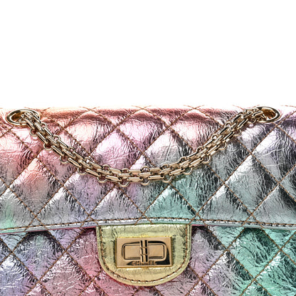 Chanel Metallic Goatskin Quilted Mini 2.55 Reissue Flap Multicolor 8 of 11