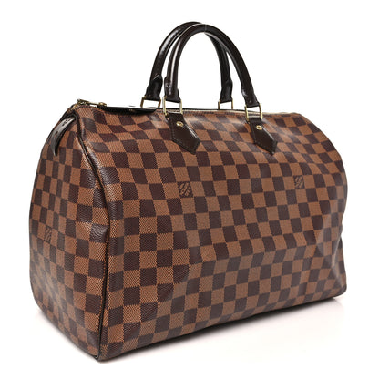 Louis Vuitton Damier Ebene Speedy 35 3 of 9