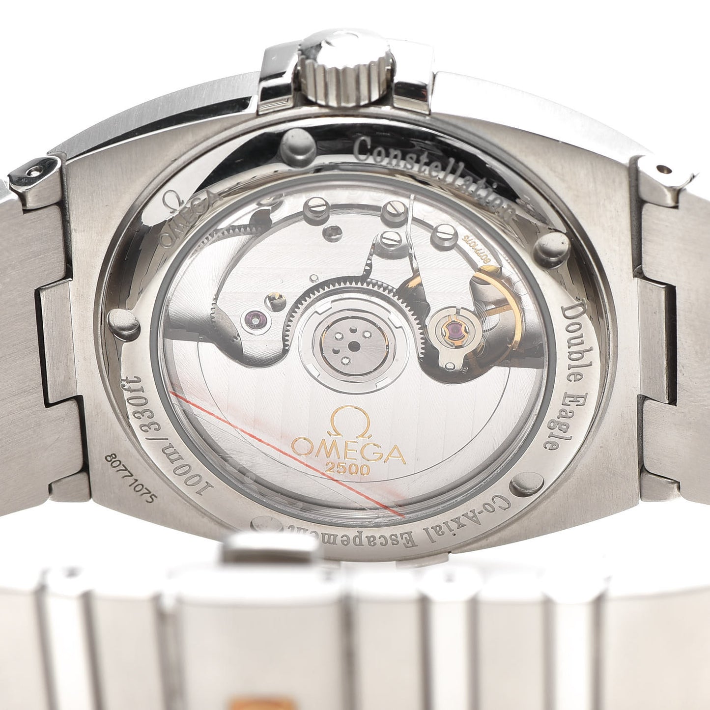 Stainless Steel 35mm Constellation Double Eagle Automatic Watch Black 1501.51
