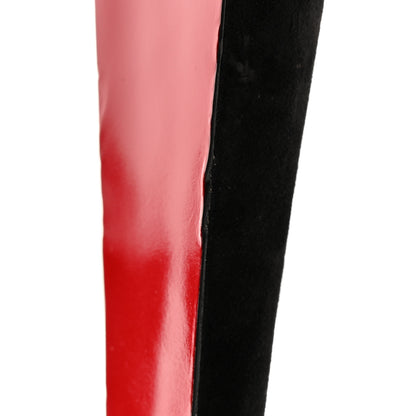 Christian Louboutin Suede Crystal Vegastrassima Alta 160 Pumps 38 Black 10 of 18