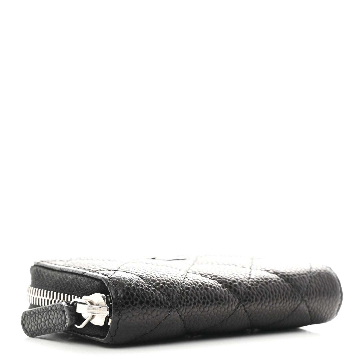 Chanel Caviar Quilted Zip Coin Purse Black 4 of 8