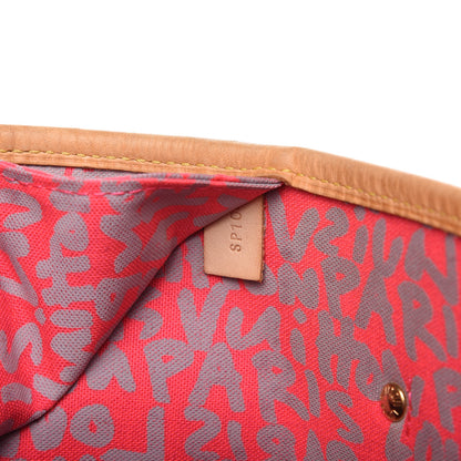 Louis Vuitton Monogram Graffiti Neverfull GM Fuchsia 9 of 11