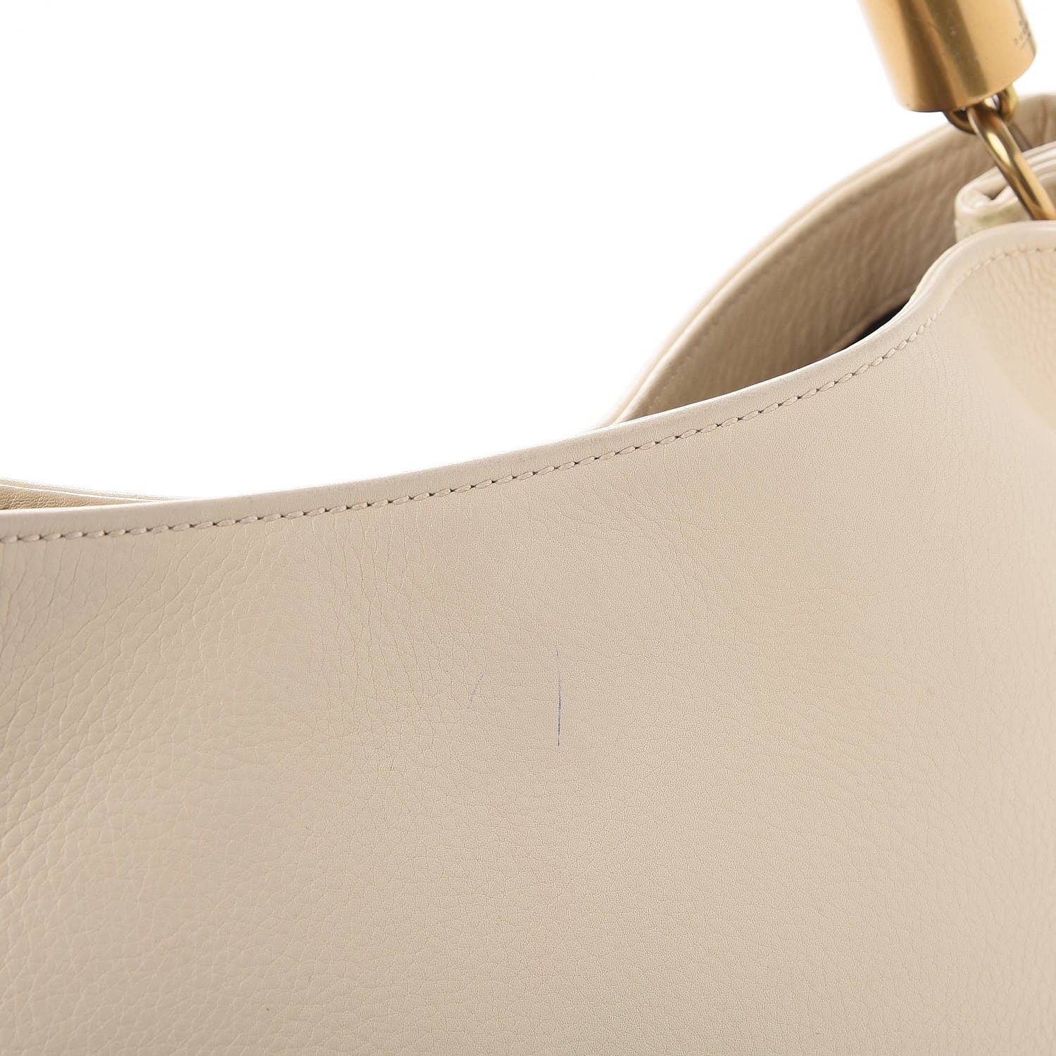 Gucci Calfskin Drawstring Hobo White 8 of 10