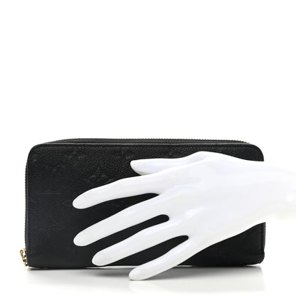 Louis Vuitton Empreinte Zippy Wallet Black 2 of 9