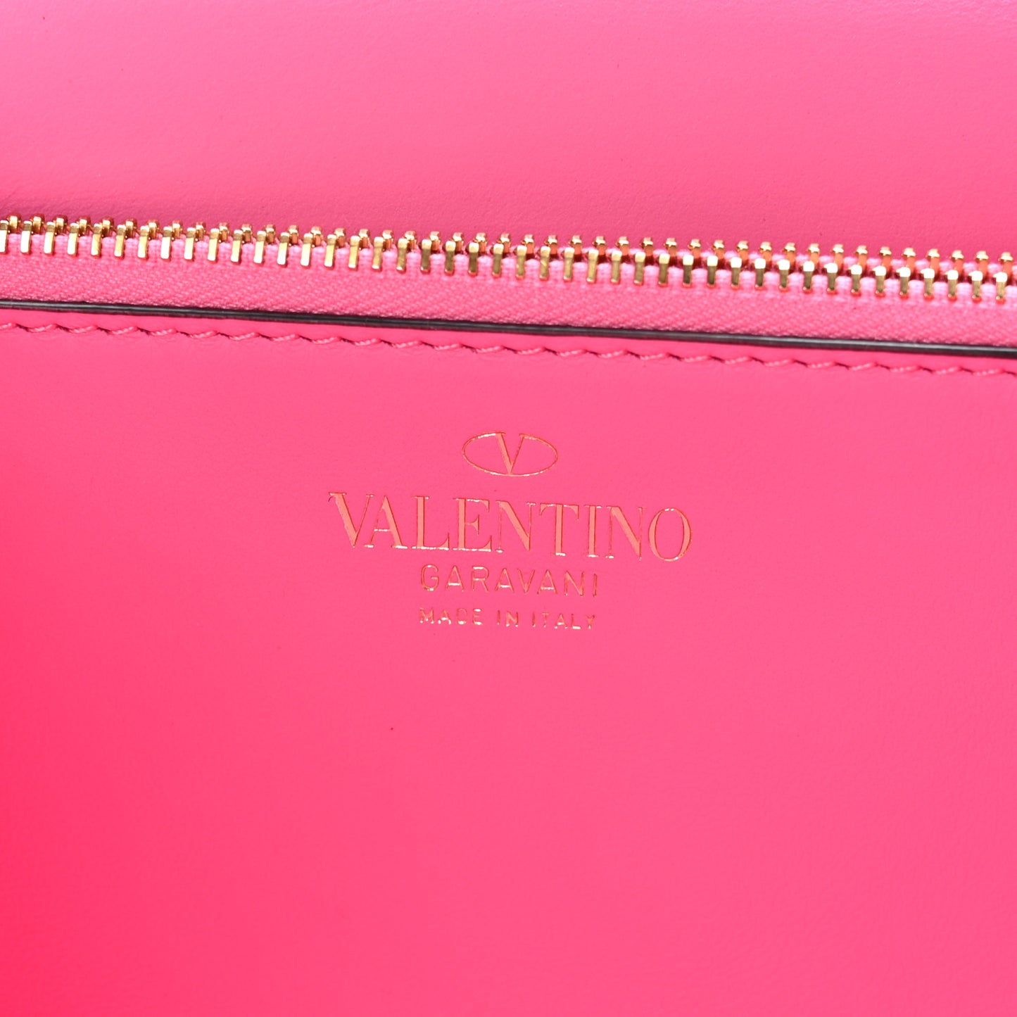 Nappa Stud Sign Shoulder Bag Feminine Pink