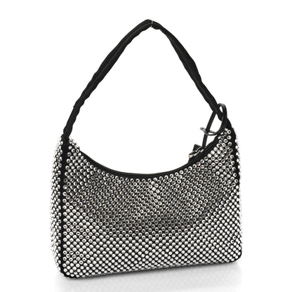 Prada Satin Crystal Mini Re-Edition 2000 Bag Cristal 4 of 9