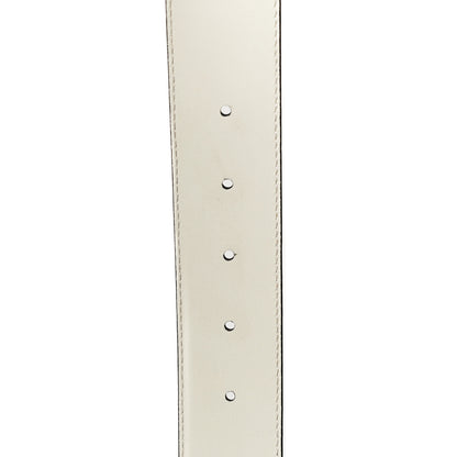 Gucci Guccissima Interlocking G 37mm Belt 85 34 Mystic White 7 of 7