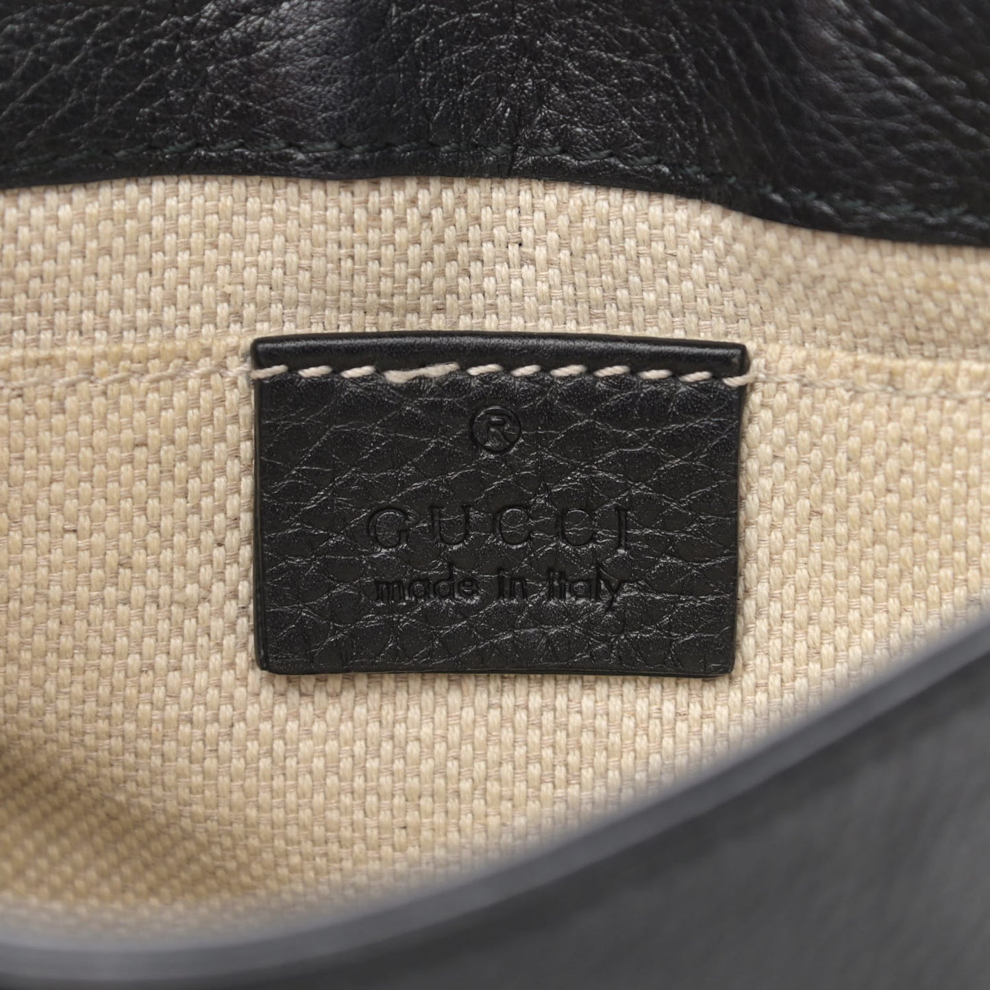 Pebbled Calfskin Small Soho Flap Crossbody Black
