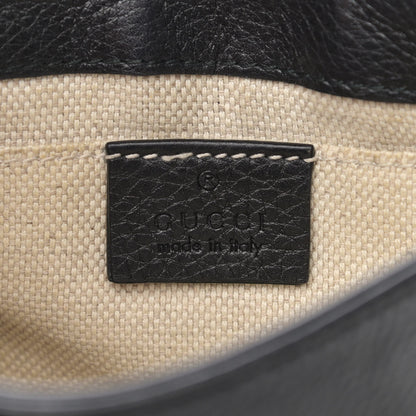 Gucci Pebbled Calfskin Small Soho Flap Crossbody Black 6 of 12