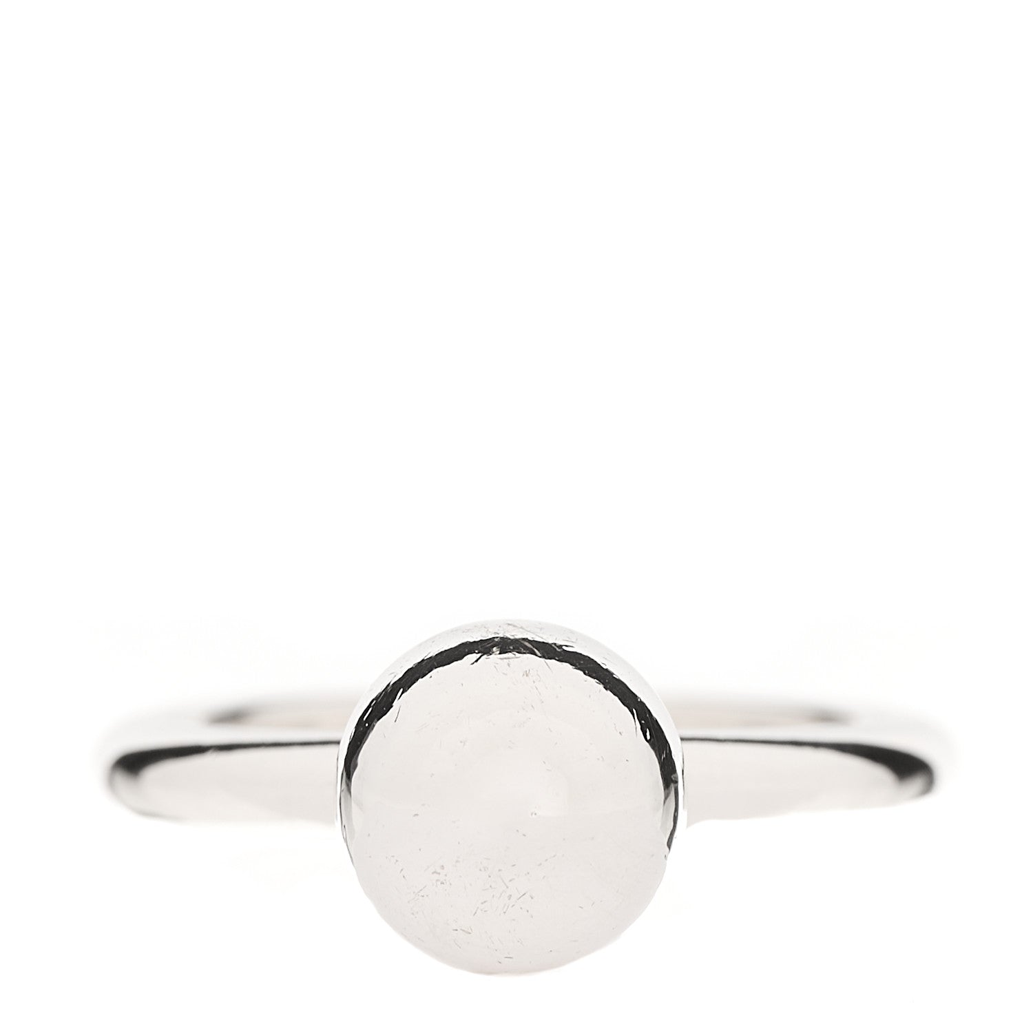 Tiffany Sterling Silver 8mm Hardwear Ball Ring 49 4.75 1 of 6