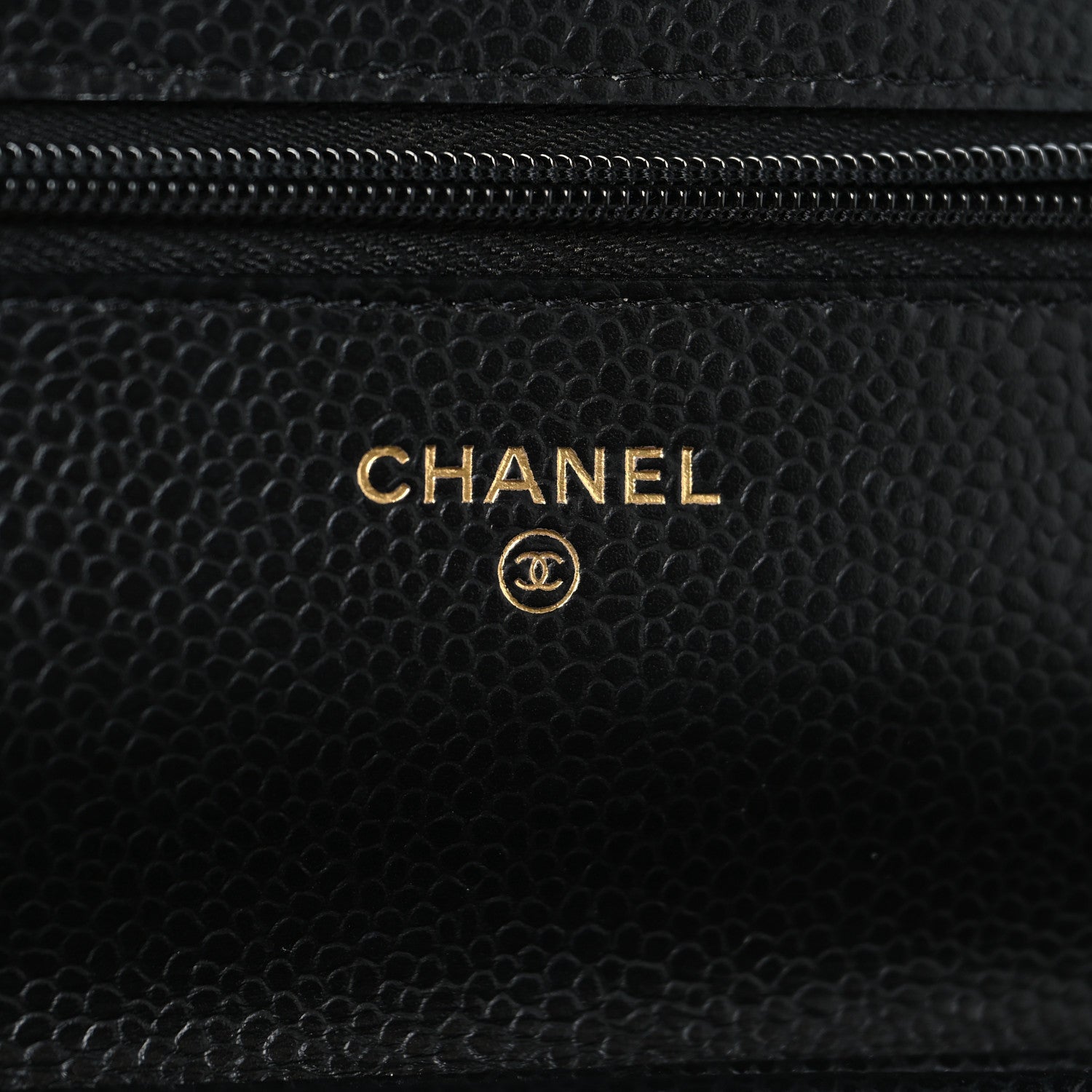 Chanel Caviar Quilted Wallet on Chain WOC Black 6 of 12