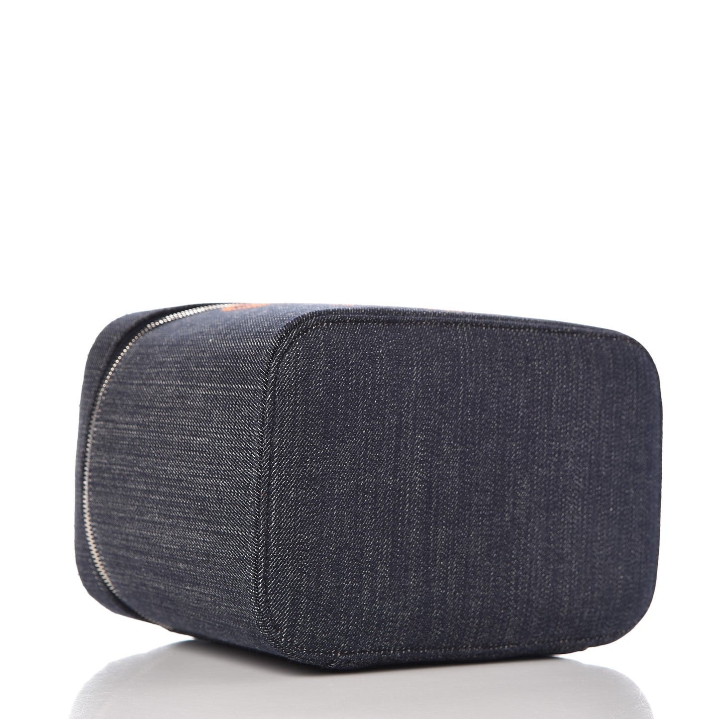 Denim Deauville Vanity Pouch Blue Orange