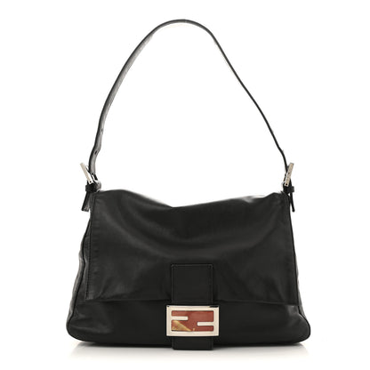 Fendi Vitello Savana Big Forever Mama Baguette Black 1 of 13
