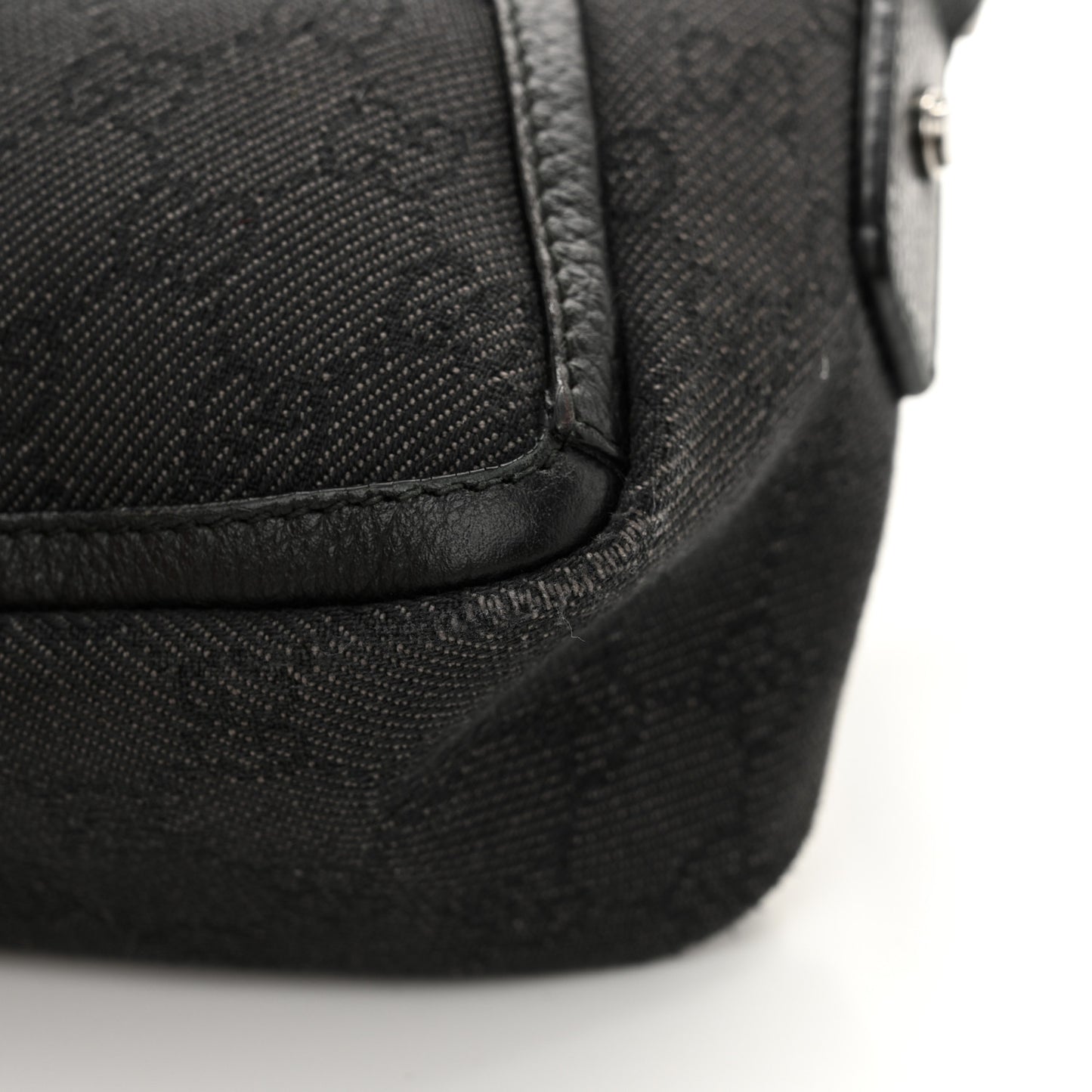 Monogram Small D Ring Hobo Black