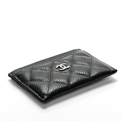 Chanel Caviar Quilted Card Holder Black 4 of 8