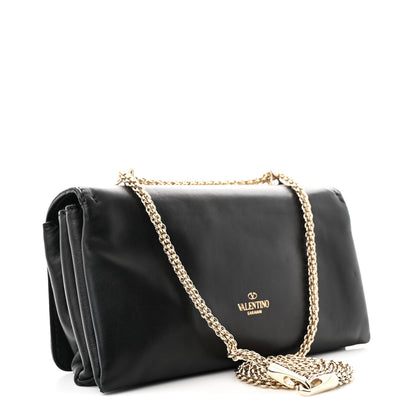 Valentino Garavani Lambskin Beaded Embroidery Medium Girello Flap Black 3 of 11