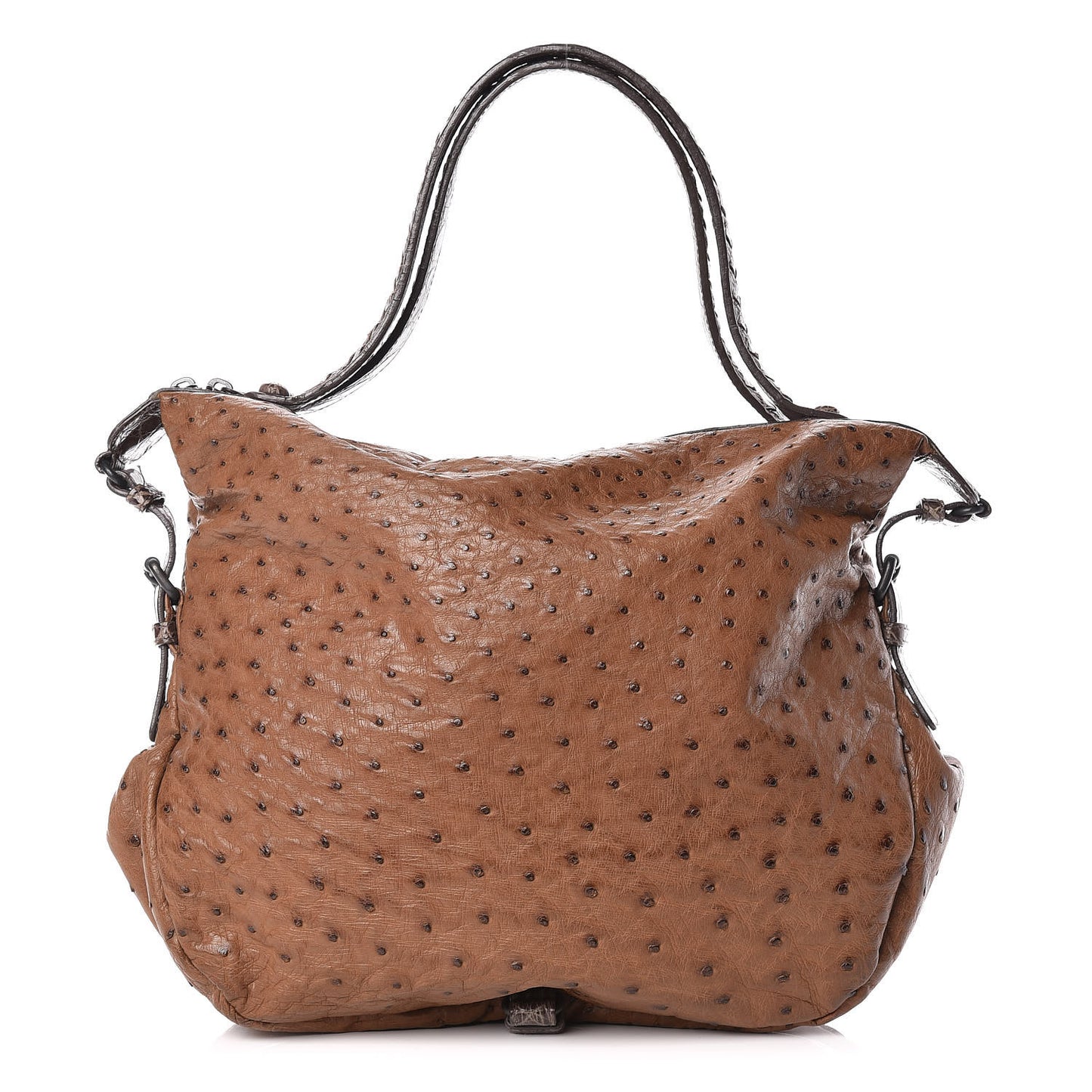 Ostrich Crocodile Shoulder Bag Noce