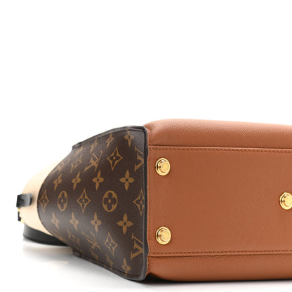 Louis Vuitton Calfskin Monogram On My Side MM Chataigne 8 of 9