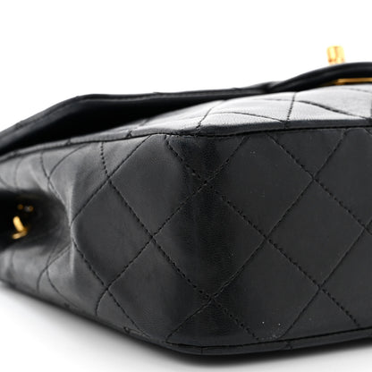Chanel Lambskin Quilted Mini Square Flap Black 10 of 13