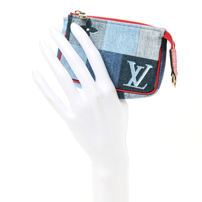 Louis Vuitton Denim Micro Pochette Accessories Denim Rouge 2 of 7