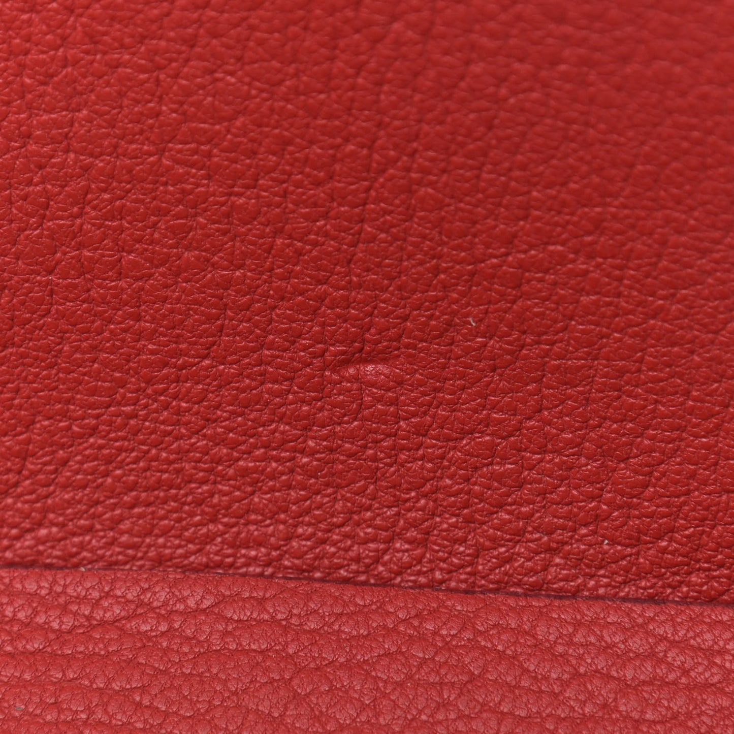 Grained Lambskin Drew Shoulder Bag Plaid Red