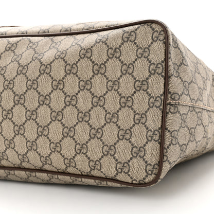 Gucci Soft GG Supreme Monogram Courrier Medium Crossbody Tote Beige New Acero 10 of 13