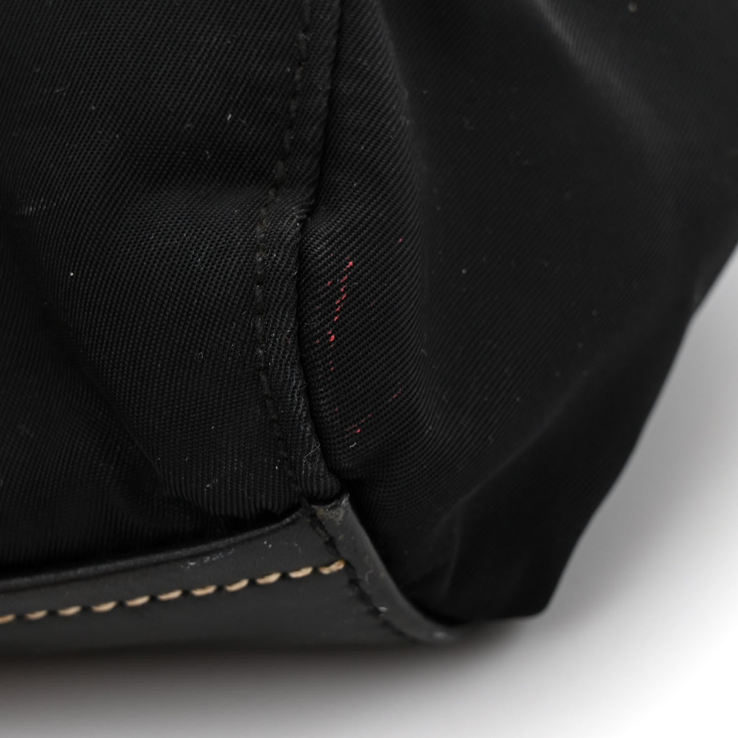 Prada Nylon Royal Calf Easy Foldover Pushlock Satchel Black 12 of 14