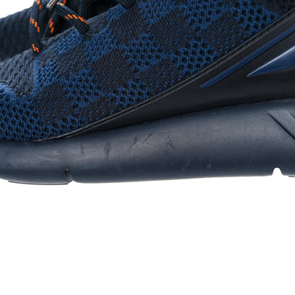 Louis Vuitton Knit Damier Mens Fastlane Sneakers 9.5 Cobalt 8 of 11