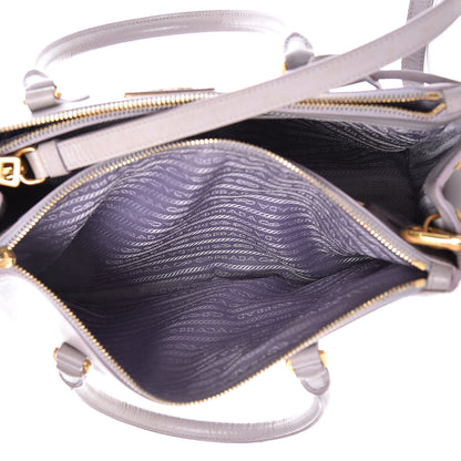Prada Saffiano Small Galleria Double Zip Tote Glicine 8 of 26