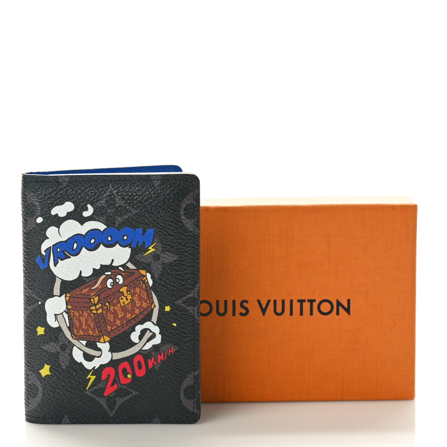 Louis Vuitton Monogram Eclipse Rocket Trunk Pocket Organizer NM 8 of 8