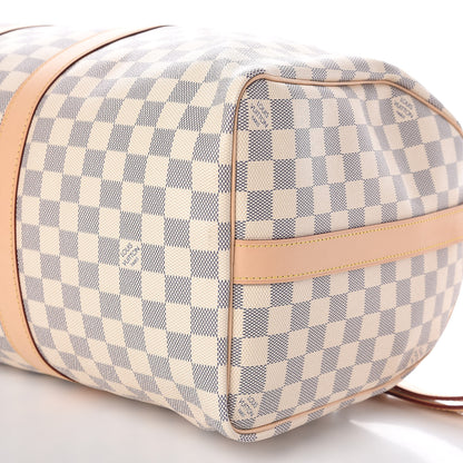 Louis Vuitton Damier Azur Keepall Bandouliere 45 11 of 12