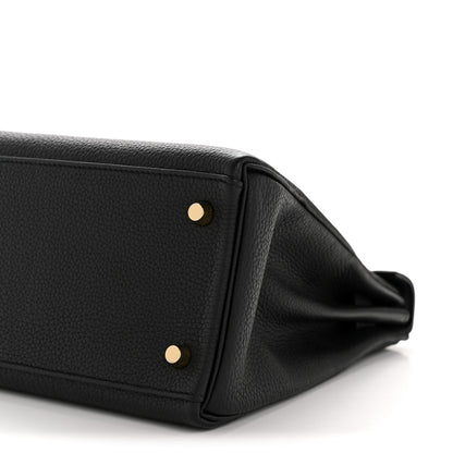 Hermes Togo Kelly Retourne 28 Black 10 of 12