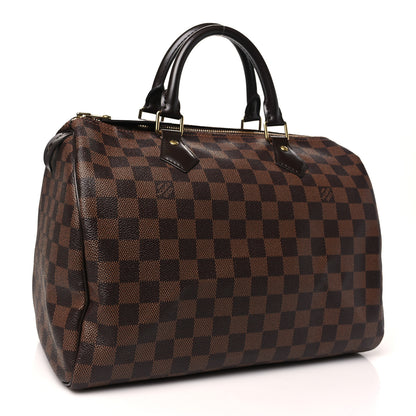 Louis Vuitton Damier Ebene Speedy 30 3 of 9