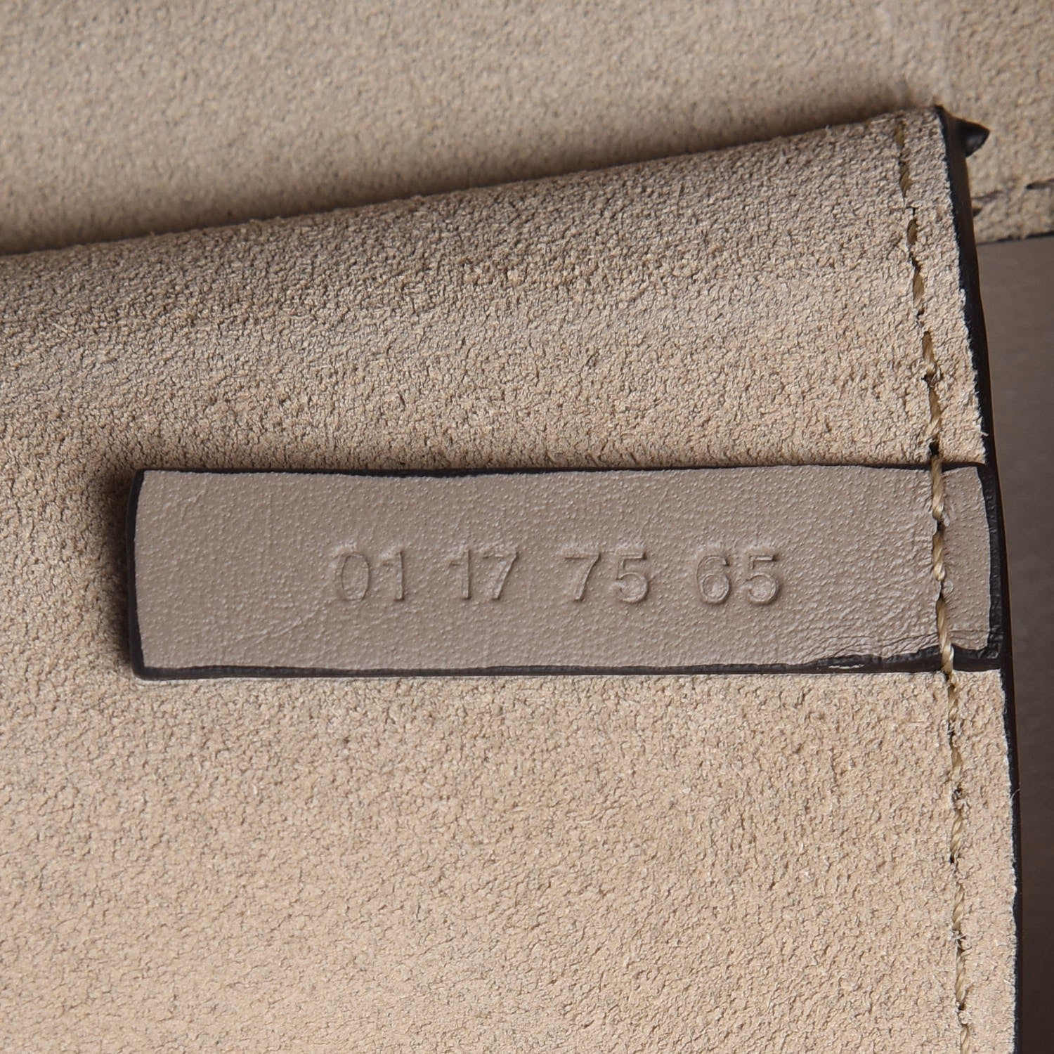 Chloe Suede Calfskin Mini Faye Shoulder Bag Motty Grey 7 of 7