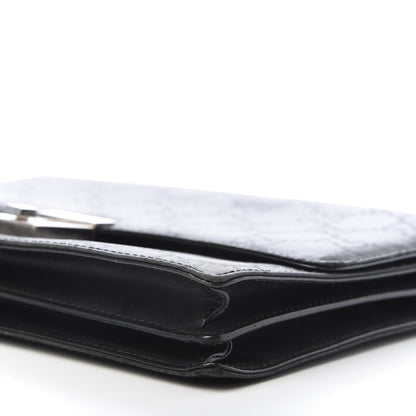 Gucci Monogram Wristlet Clutch Black 6 of 11