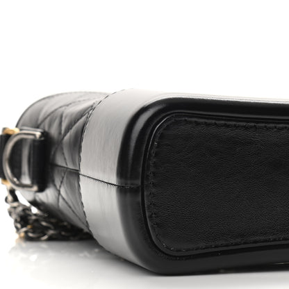 Chanel Aged Calfskin Medium Gabrielle Hobo Black 9 of 11